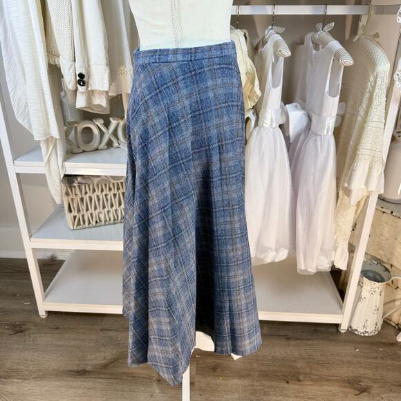 Vintage Caper Mates skirt suit set plaid, sm med  office retro, 60's 70's # 4390 - Picture 7 of 12